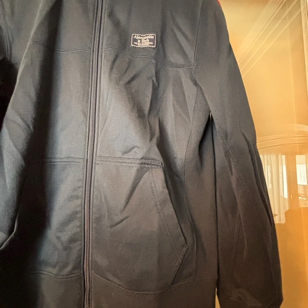 Abercrombie & Fitch Dark Blue Zipper front Jacket MENS